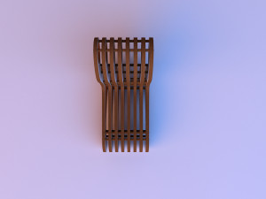 eco parametrich chair Modelo 3D
