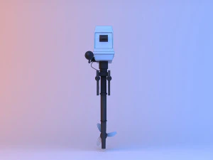 boat engine motor 3D Model