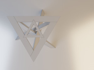 loft wood chair 3D Model