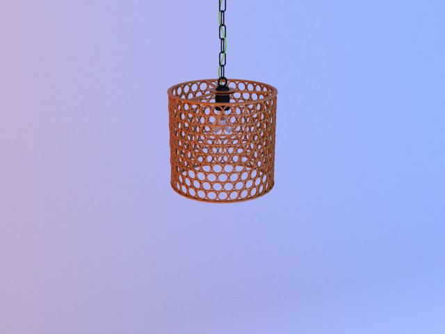 metal copper chandelier-lamp Modello 3D .c4d .max .obj .3ds .fbx .stl .blend 