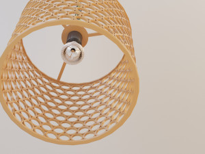 metal copper chandelier-lamp Modello 3D