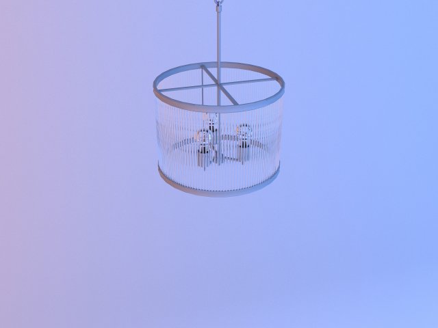 glass metal chandelier-lamp Modelo 3D .c4d .max .obj .3ds .fbx .stl .blend 