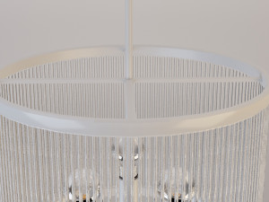 glass metal chandelier-lamp Modelo 3D