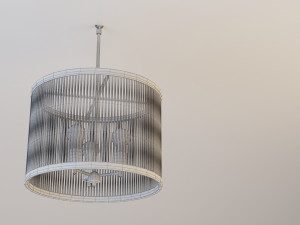 glass metal chandelier-lamp Modelo 3D