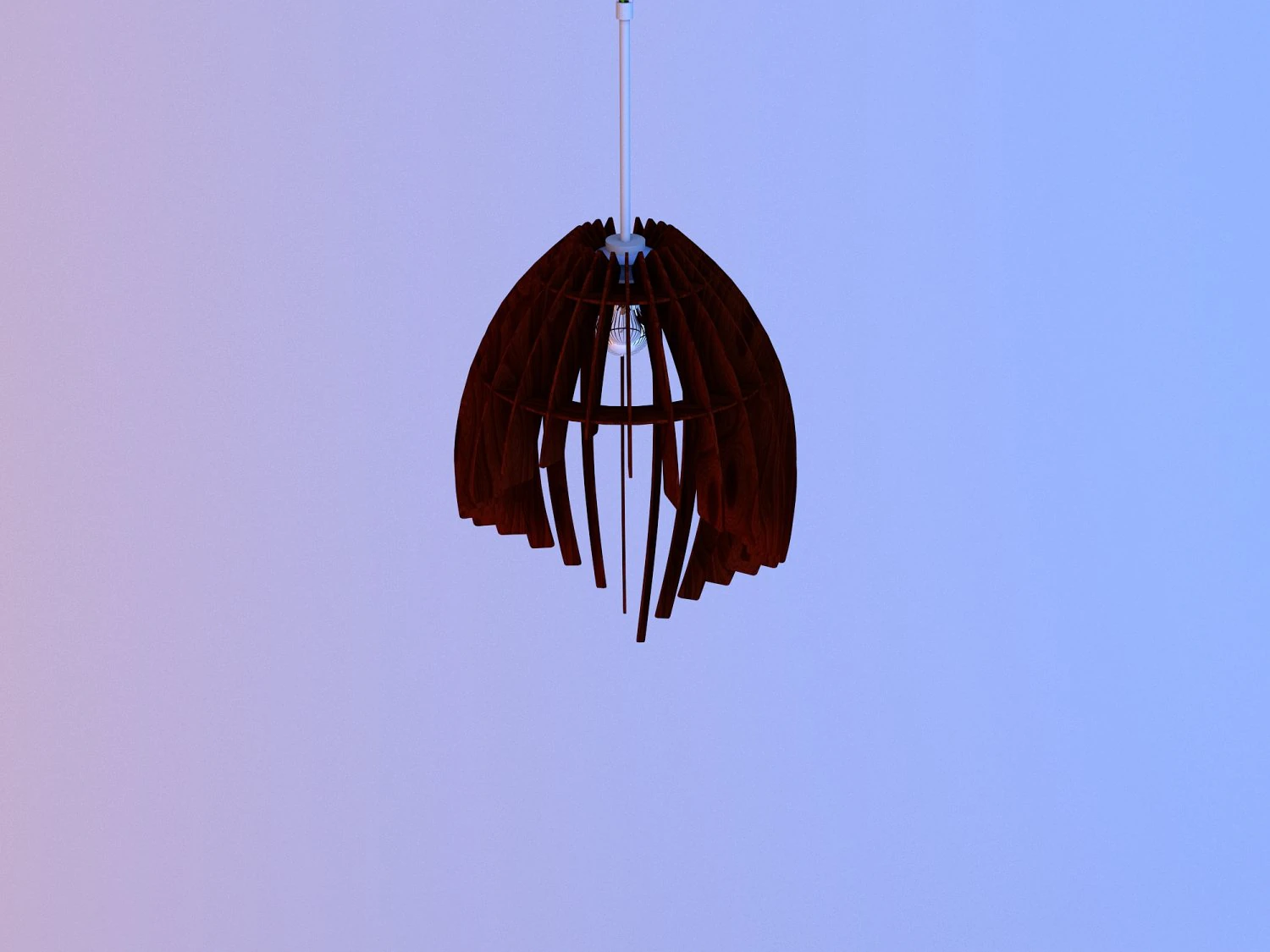 wood art chandelier-lamp 3D Model .c4d .max .obj .3ds .fbx .stl .blend 