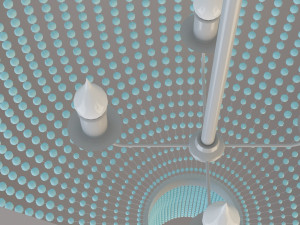 metal ceramic chandelier-lamp 3D Model