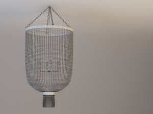 metal ceramic chandelier-lamp 3D Model