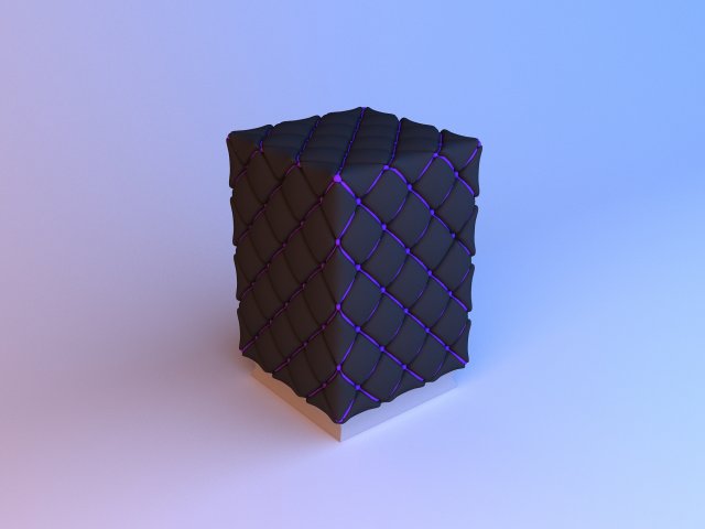 leather classic pouf-sofa 3D Model .c4d .max .obj .3ds .fbx .stl .blend 