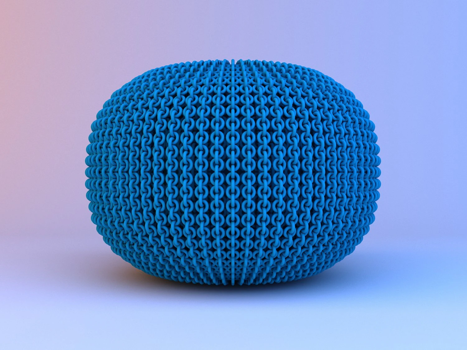 textiles pouf-sofa 3D Model .c4d .max .obj .3ds .fbx .stl .blend 