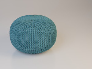textiles pouf-sofa 3D 模型