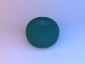 textiles pouf-sofa 3D Model