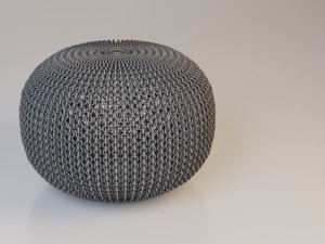 textiles pouf-sofa 3D 模型