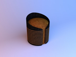 textiles pouf modern-sofa 3D Model
