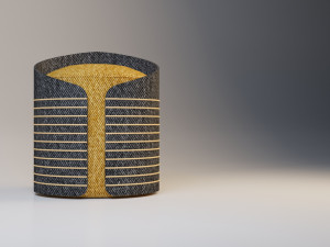 textiles pouf modern-sofa 3Dモデル