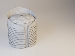 textiles pouf modern-sofa 3Dモデル
