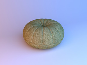 modern pouf of textiles-sofa 3D Model