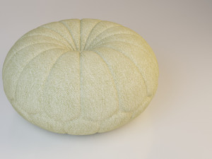 modern pouf of textiles-sofa Modelo 3D