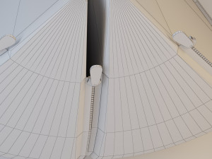 modern pouf of textiles apple-sofa 3D 模型