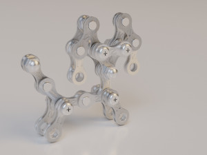 metal constructor dog 3d 3D 모델