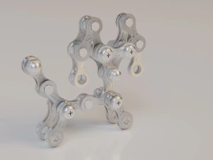 metal constructor dog 3d 3D Model