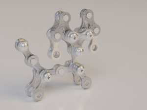 metal constructor dog 3d 3D 모델