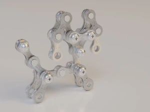 metal constructor dog 3d 3D Model