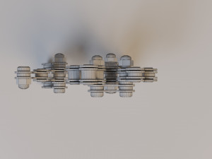 metal constructor dog 3d 3D 모델