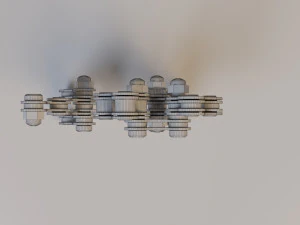 metal constructor dog 3d 3D Model