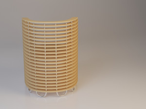 parametric wood classic chair 3D 모델