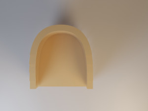 parametric wood classic chair 3D 모델