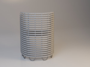 parametric wood classic chair 3D 모델