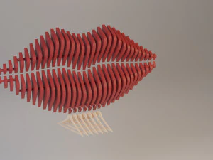 design de l&aacute;bios de cabide Modelo 3D