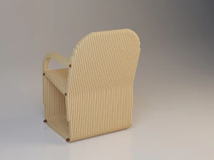 chair parametric wood loft 3D Model