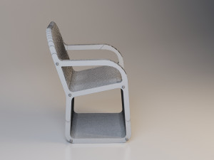 chair parametric wood loft 3D 模型