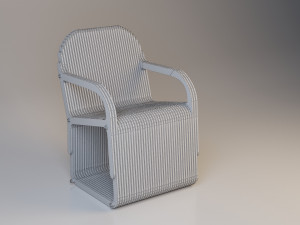 chair parametric wood loft 3D 模型