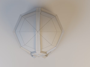 ancient fantasy helmet - low-poly low-poly 3D Model