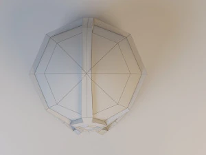 ancient fantasy helmet - low-poly low-poly 3D Model