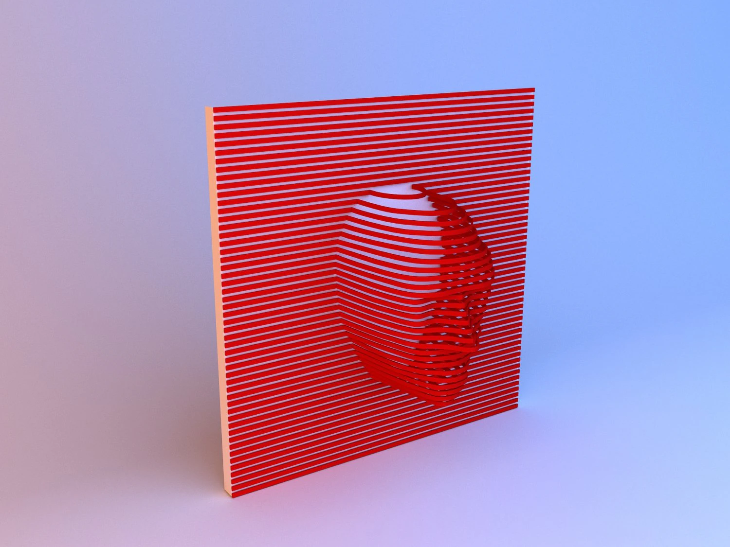 head interior decoration - art - desing 3D Model .c4d .max .obj .3ds .fbx .stl .blend