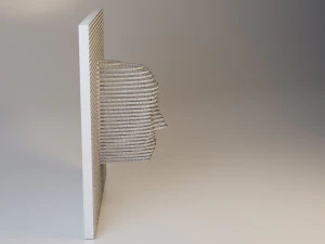 head interior decoration - art - desing 3D Model