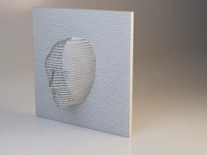 head interior decoration - art - desing 3D Model