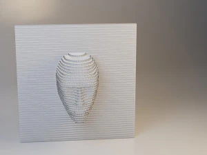 head interior decoration - art - desing 3D Model