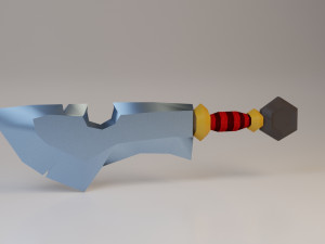 sword - dagger low-poly low-poly 3D Модель
