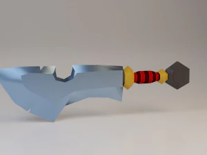sword - dagger low-poly low-poly 3D Model