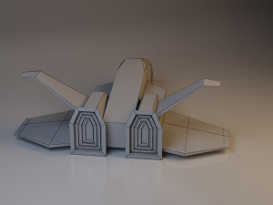 spaceship low-poly toy low-poly 3Dモデル
