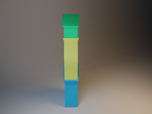 curved cupboard 3D Model