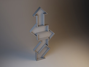 original arrows cupboard Model 3D