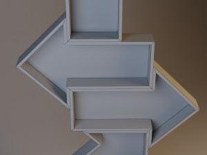 original arrows cupboard Model 3D