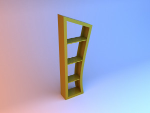 distorted cupboard 3D Model