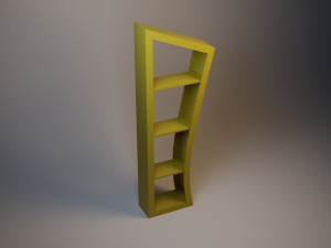 distorted cupboard 3D-Modell