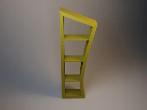 왜곡된 찬장 3D 모델